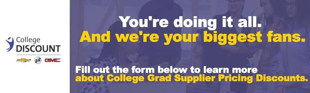 College Grad Discount