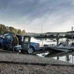 2018 Ford F-150 STX towing boat out of lake