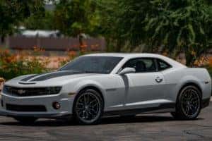 blair collision repair white camaro