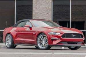wahoo body shop red mustang