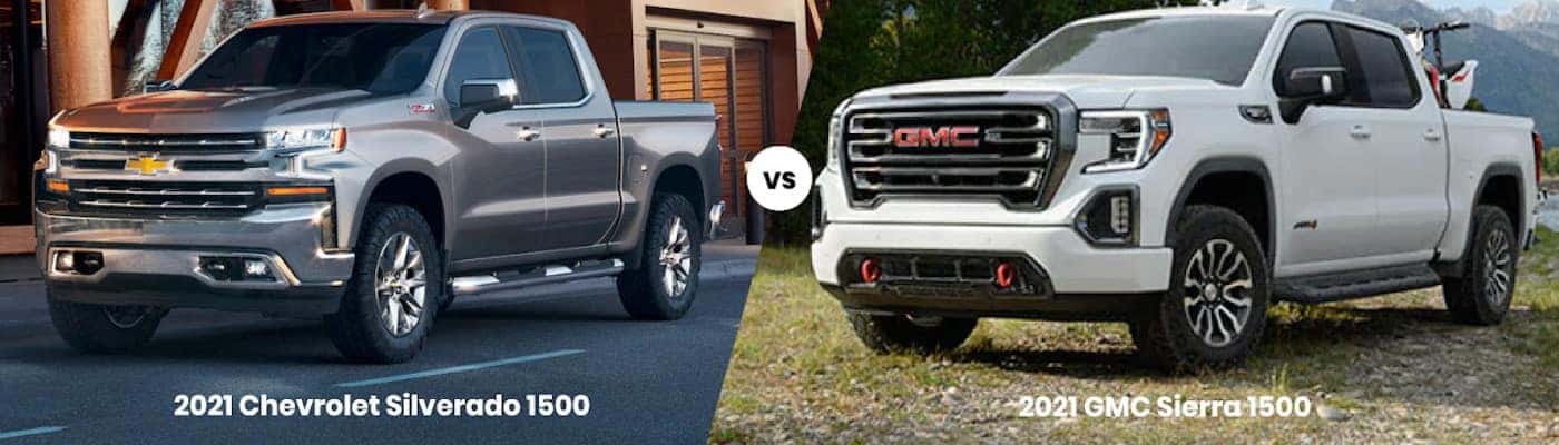 2021 Chevrolet Silverado 1500 vs. 2021 GMC Sierra 1500