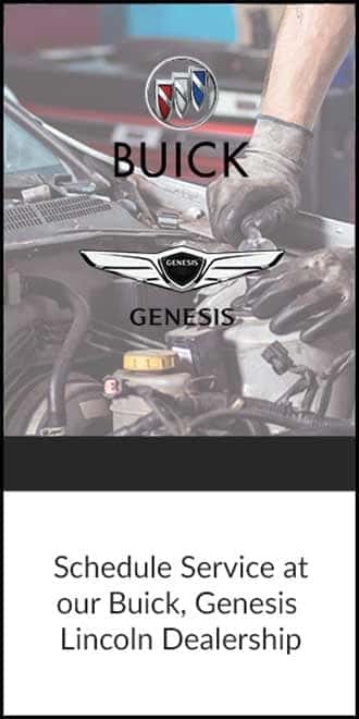 Schedule Service at Buick, Genesis Dealership