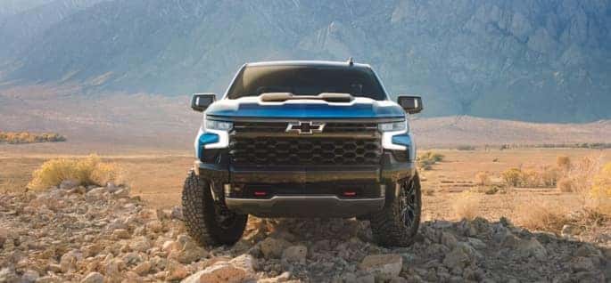 Modern Chevrolet vehicles representing Chevrolet trucks and SUVs