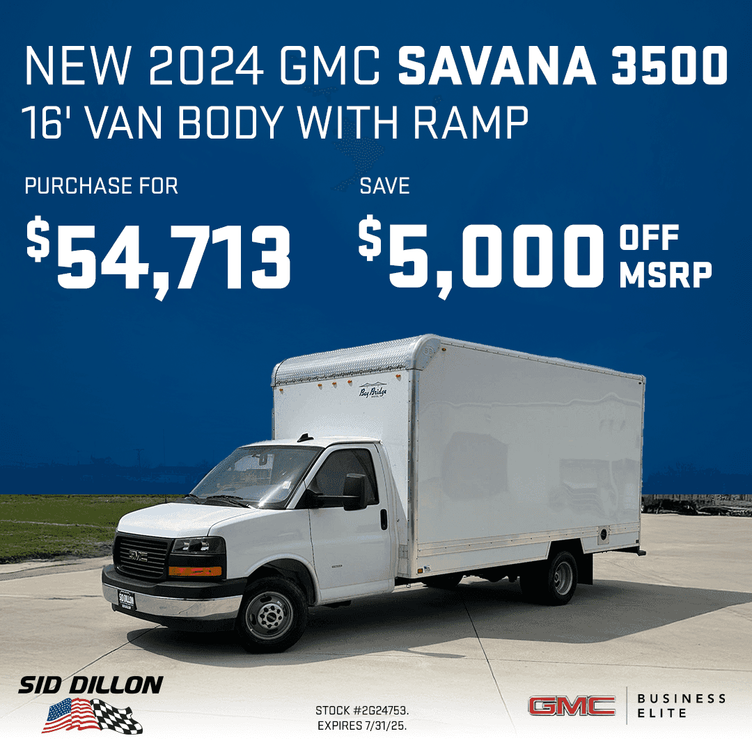 2024 GMC Savana 3500 offer