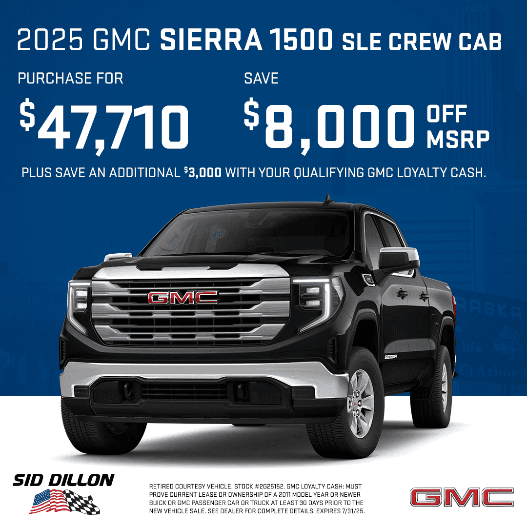 2025 GMC Sierra 1500 SLE Crew Cab offer