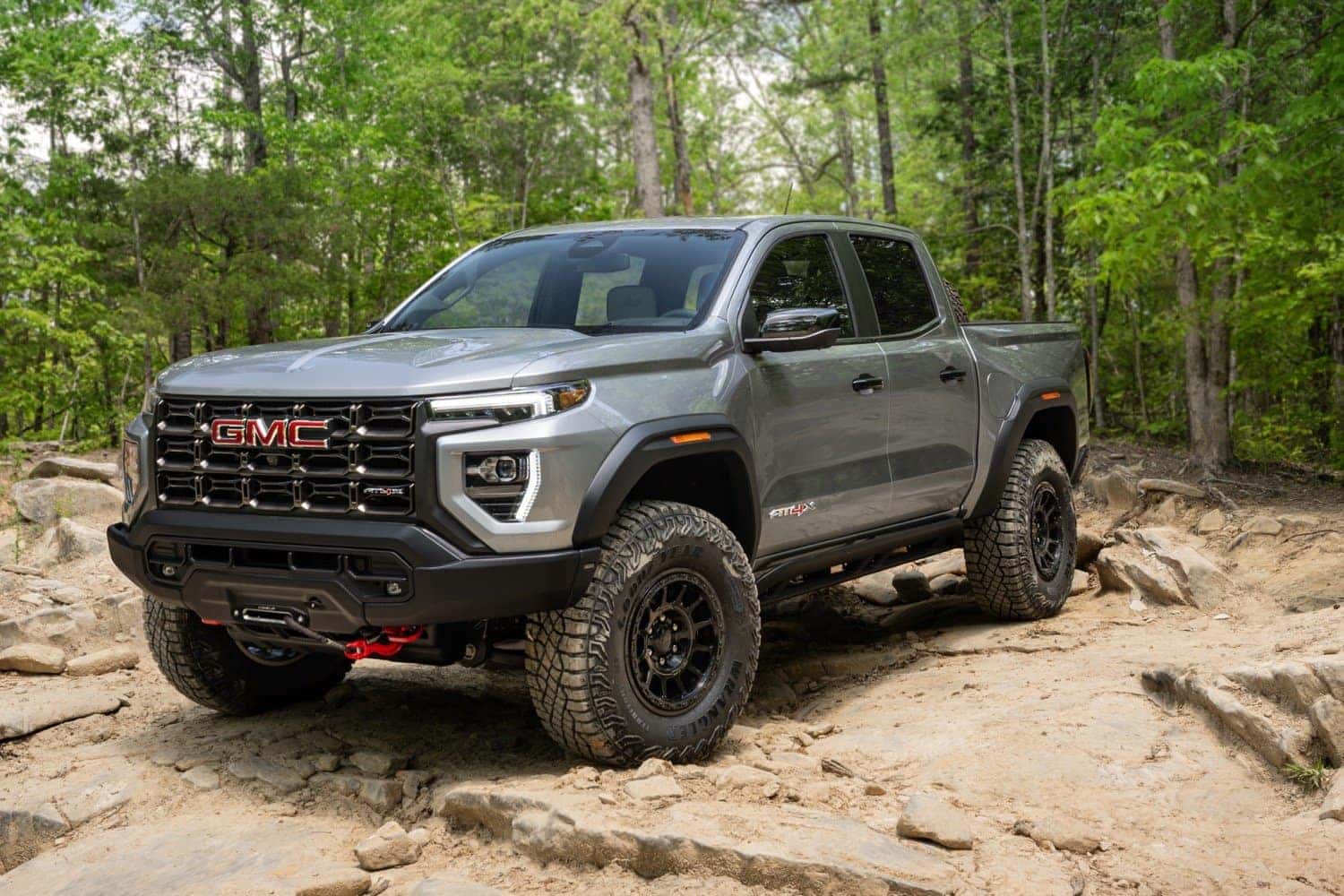GMC vehicle representing Denali luxury and AT4 capability