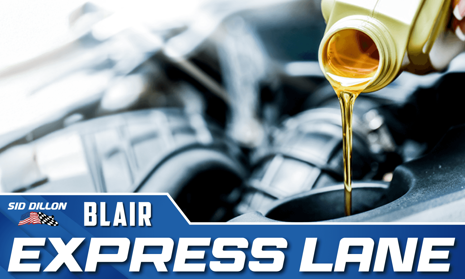Express Lane service bays at Sid Dillon Chevrolet of Blair