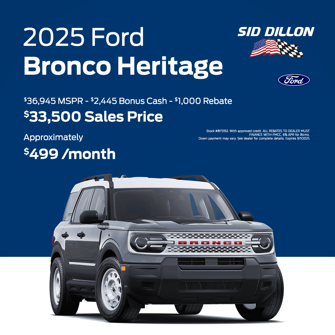 2025 Ford Bronco Heritage Offer
