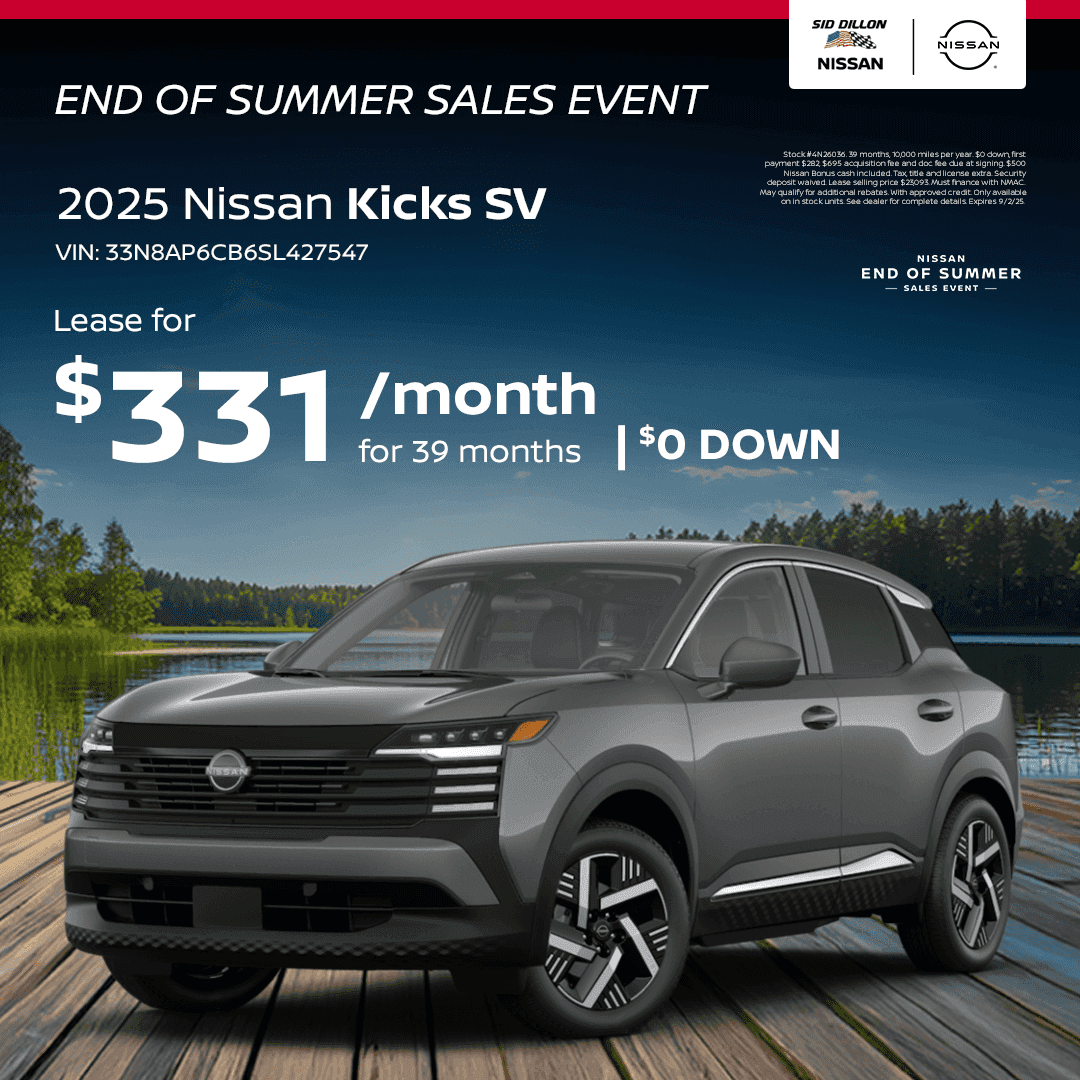 2025 Nissan Kicks SV offer
