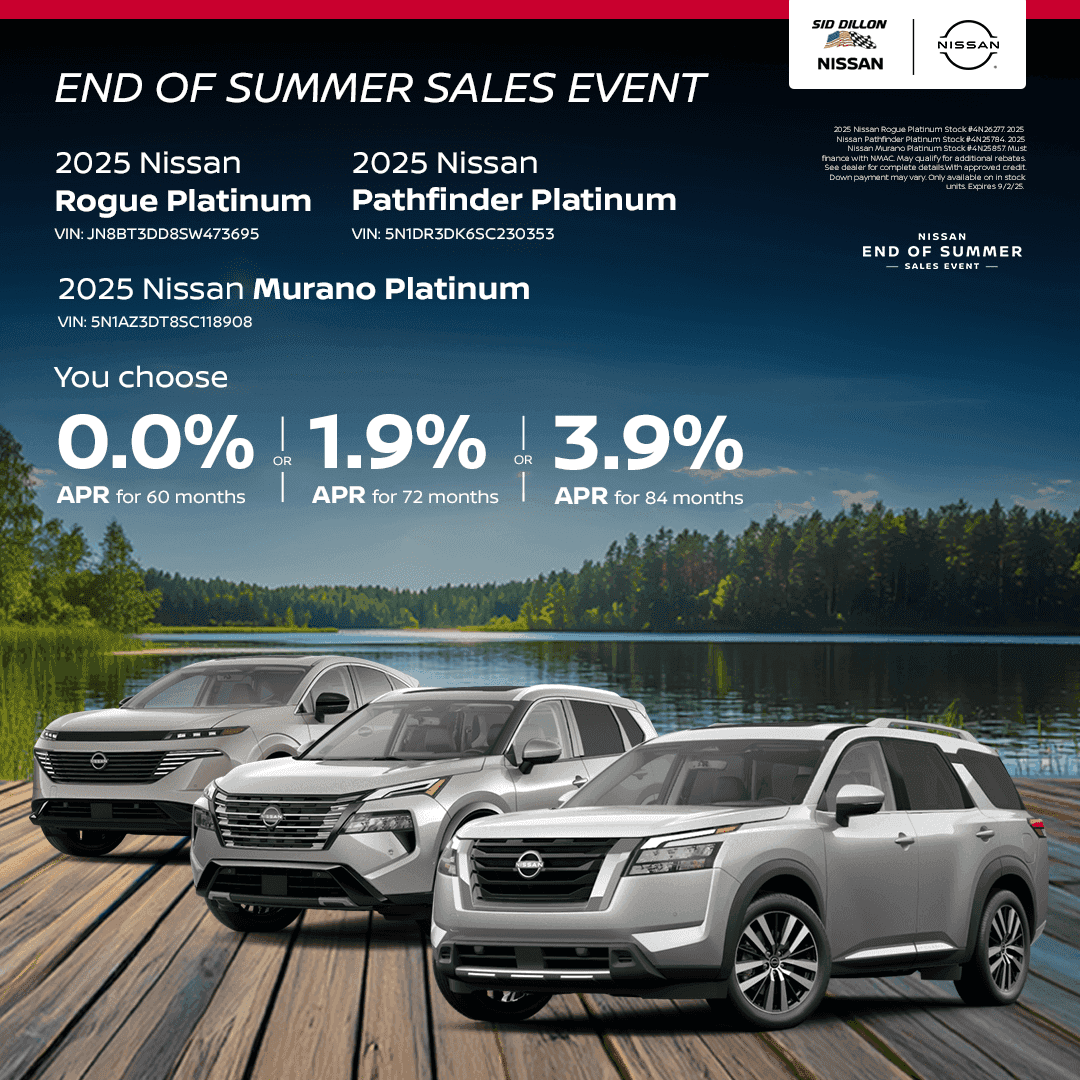 Rogue/Pathfinder/Murano Platinum APR offer