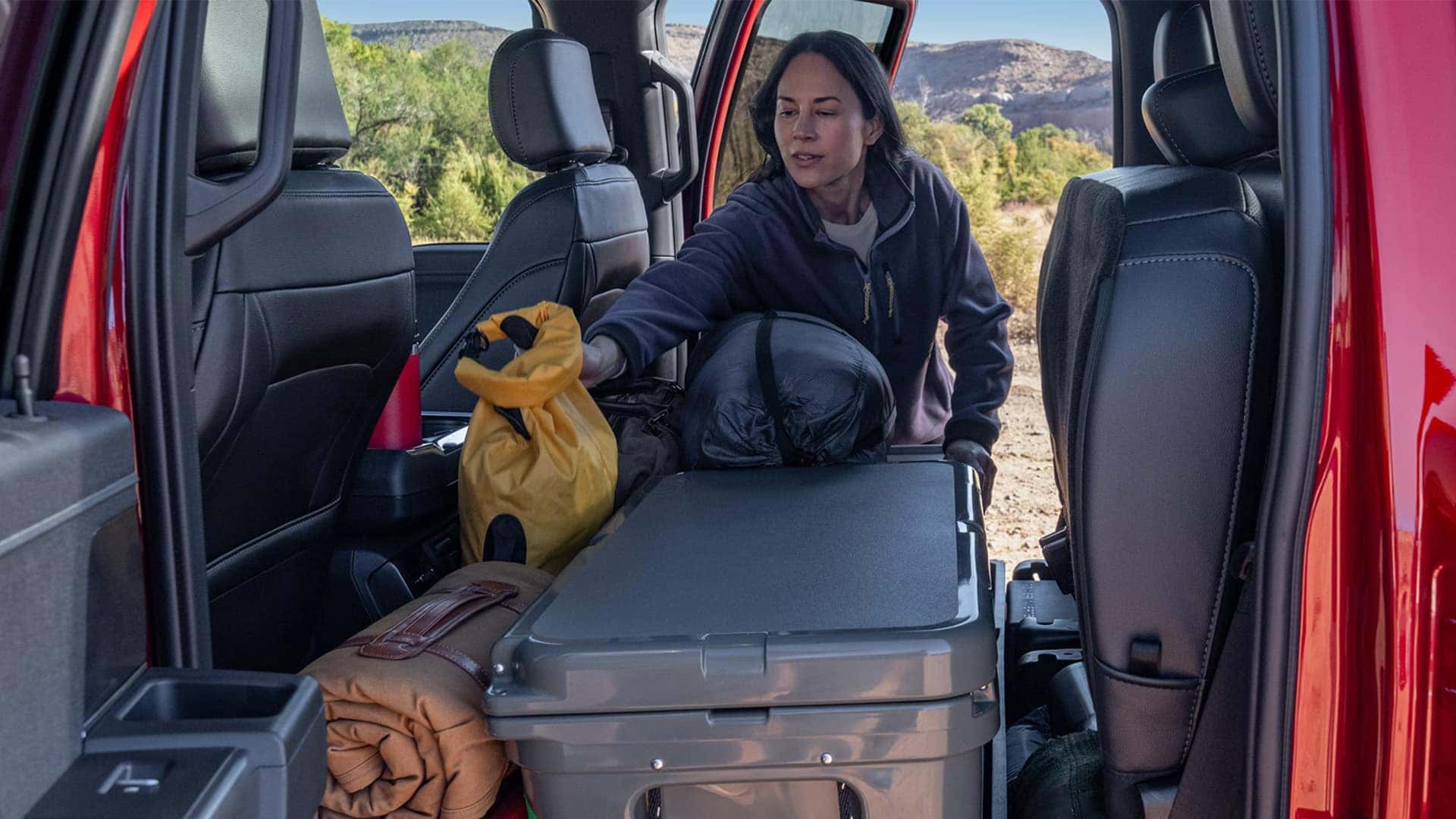 F-150 under seat storage and large console