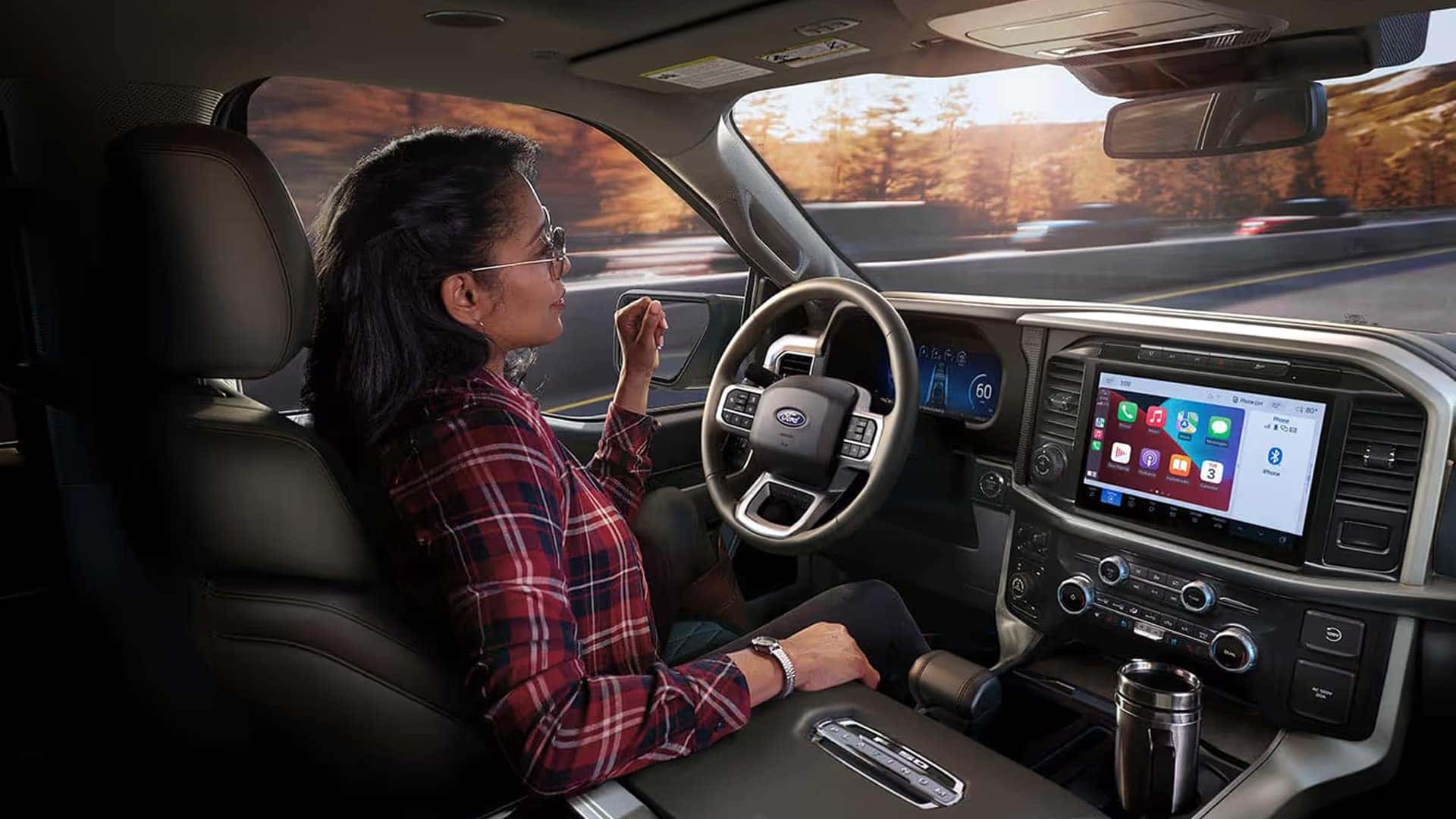 F-150 SYNC 4 with wireless Apple CarPlay and Android Auto