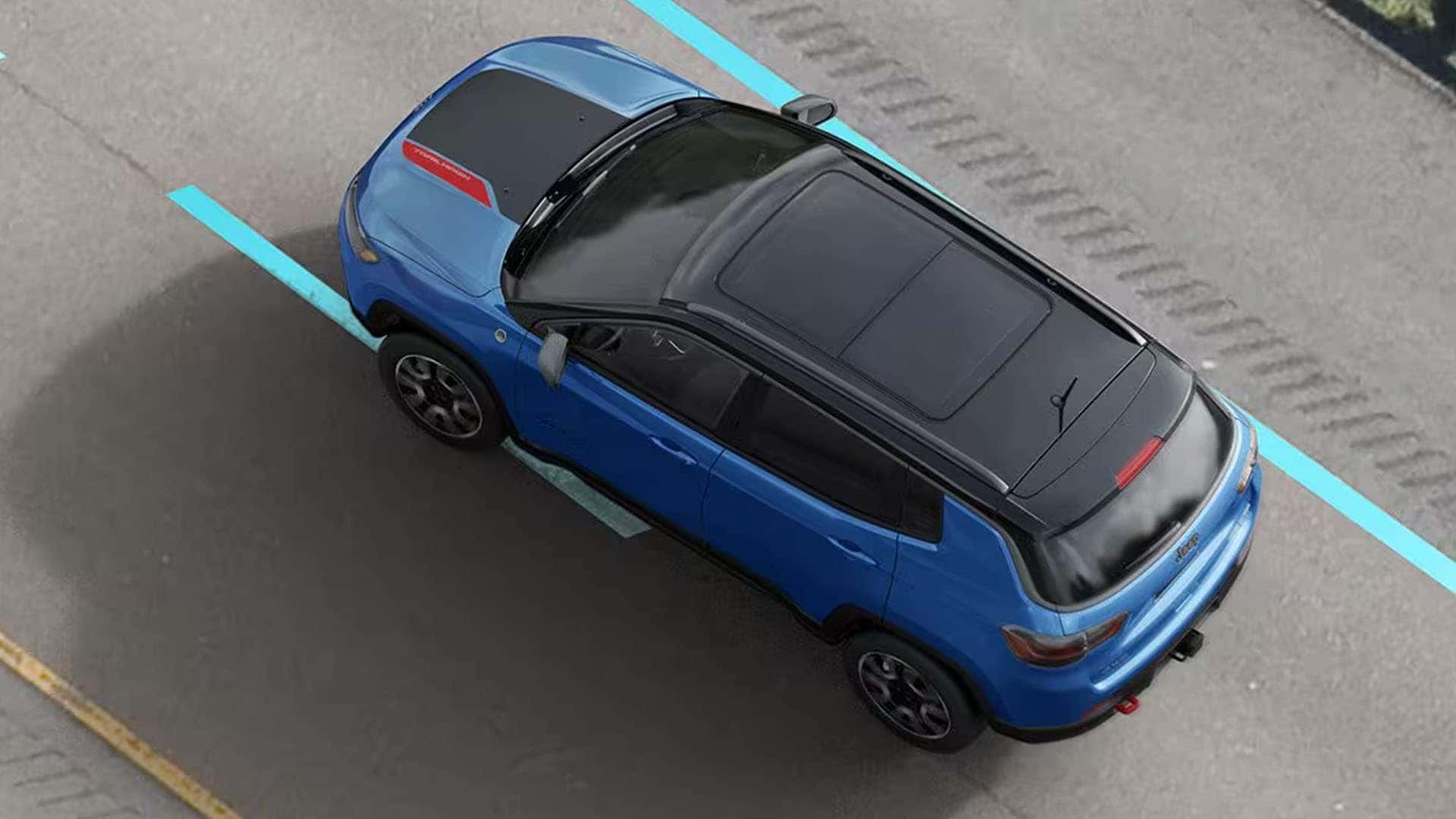Active Lane Management assist in the 2025 Jeep Compass