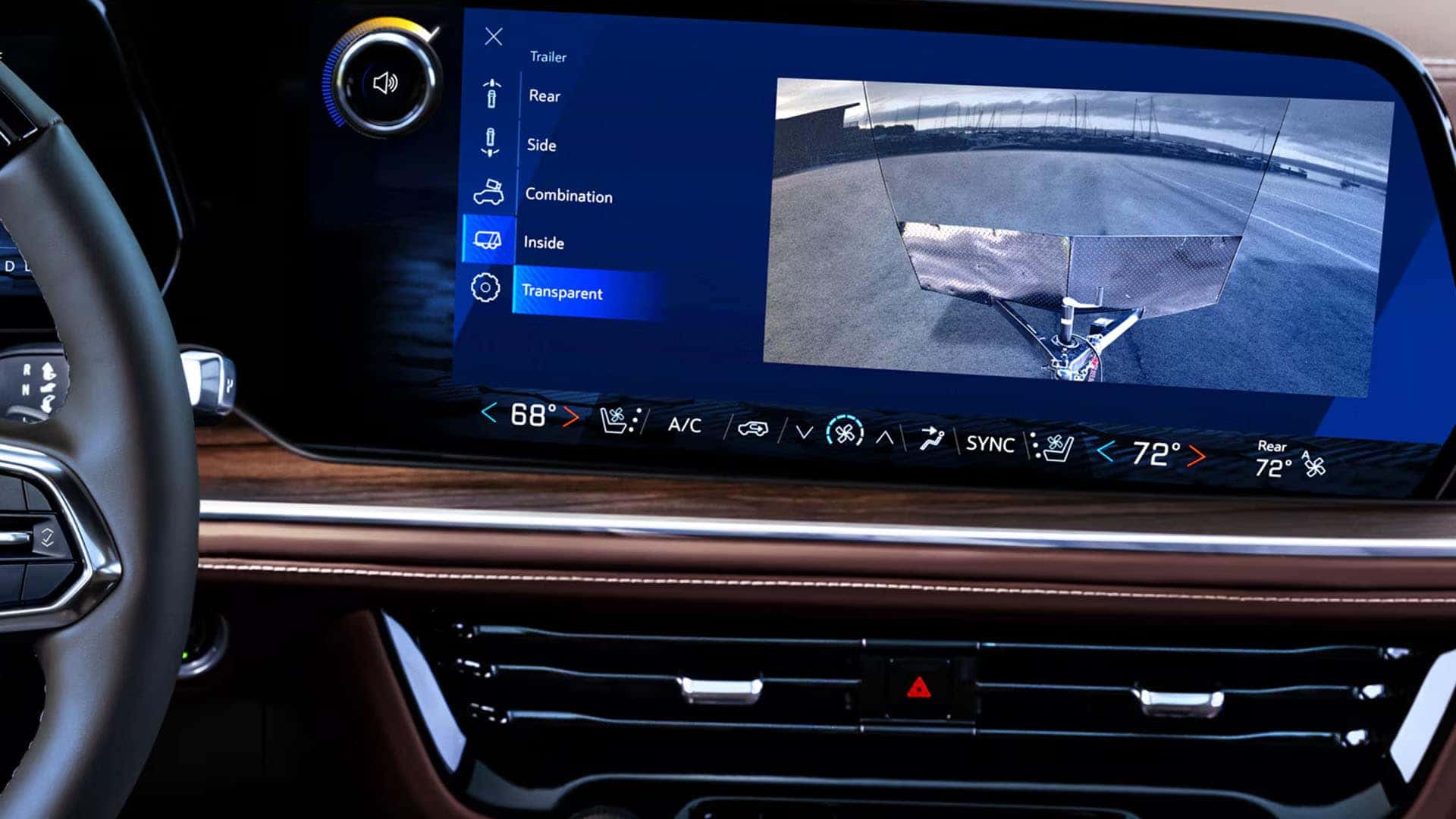 2025 Suburban trailering camera views and towing tech