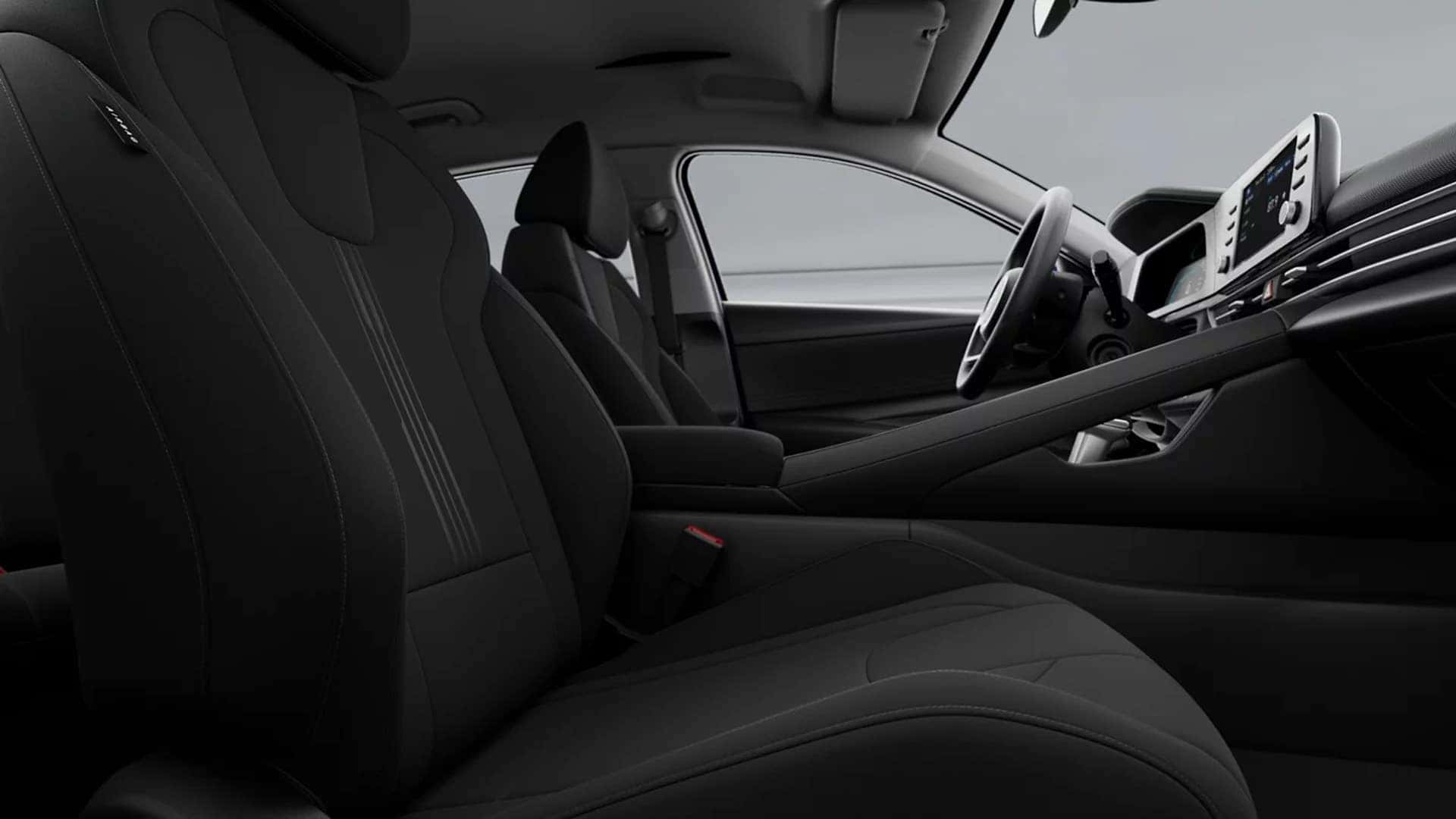 Hyundai Elantra interior view