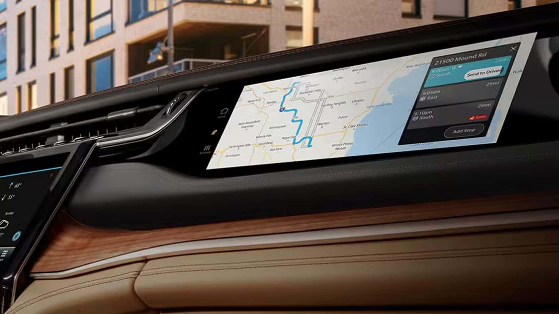 2025 Jeep Grand Cherokee Front Passenger Interactive Touchscreen Display