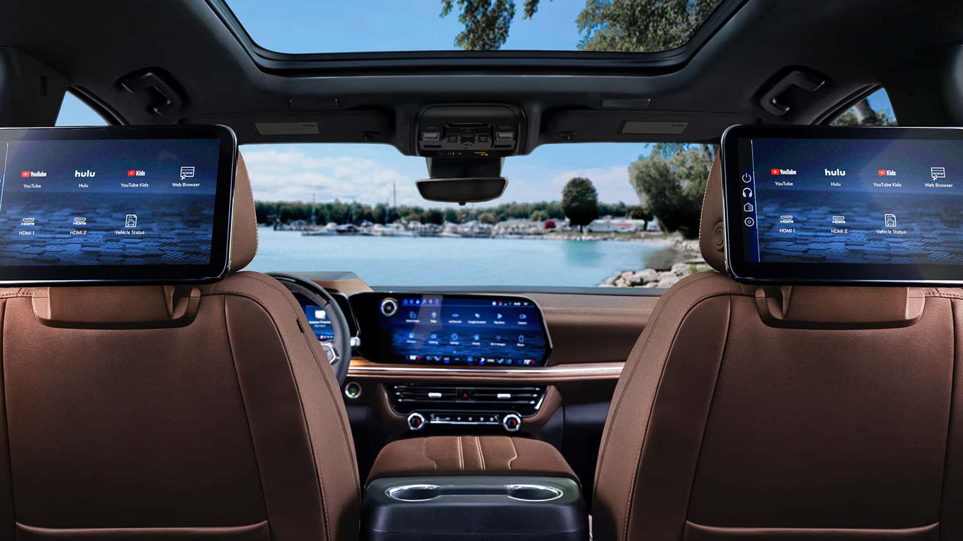 2025 Suburban rear-seat media system