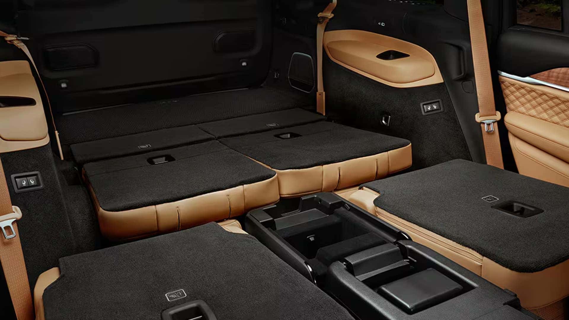 2025 Jeep Grand Cherokee cargo area with split folding rear seats