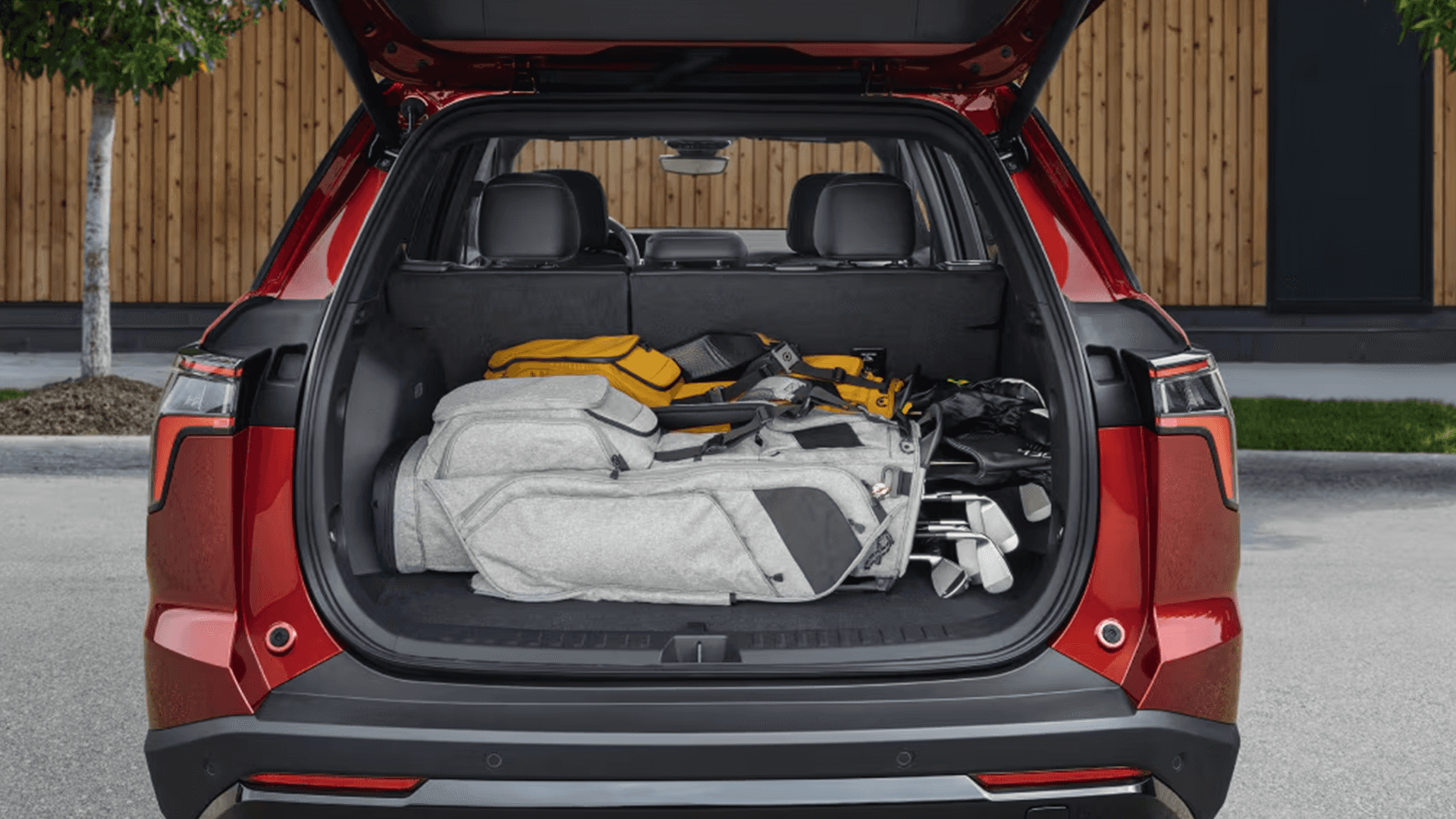 2026 Chevy Equinox AutoSense hands-free power liftgate in use