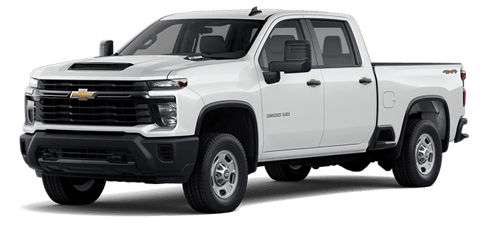 White 2026 Chevy Silverado HD WT