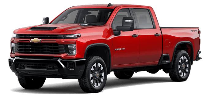 Red 2026 Chevy Silverado HD Custom