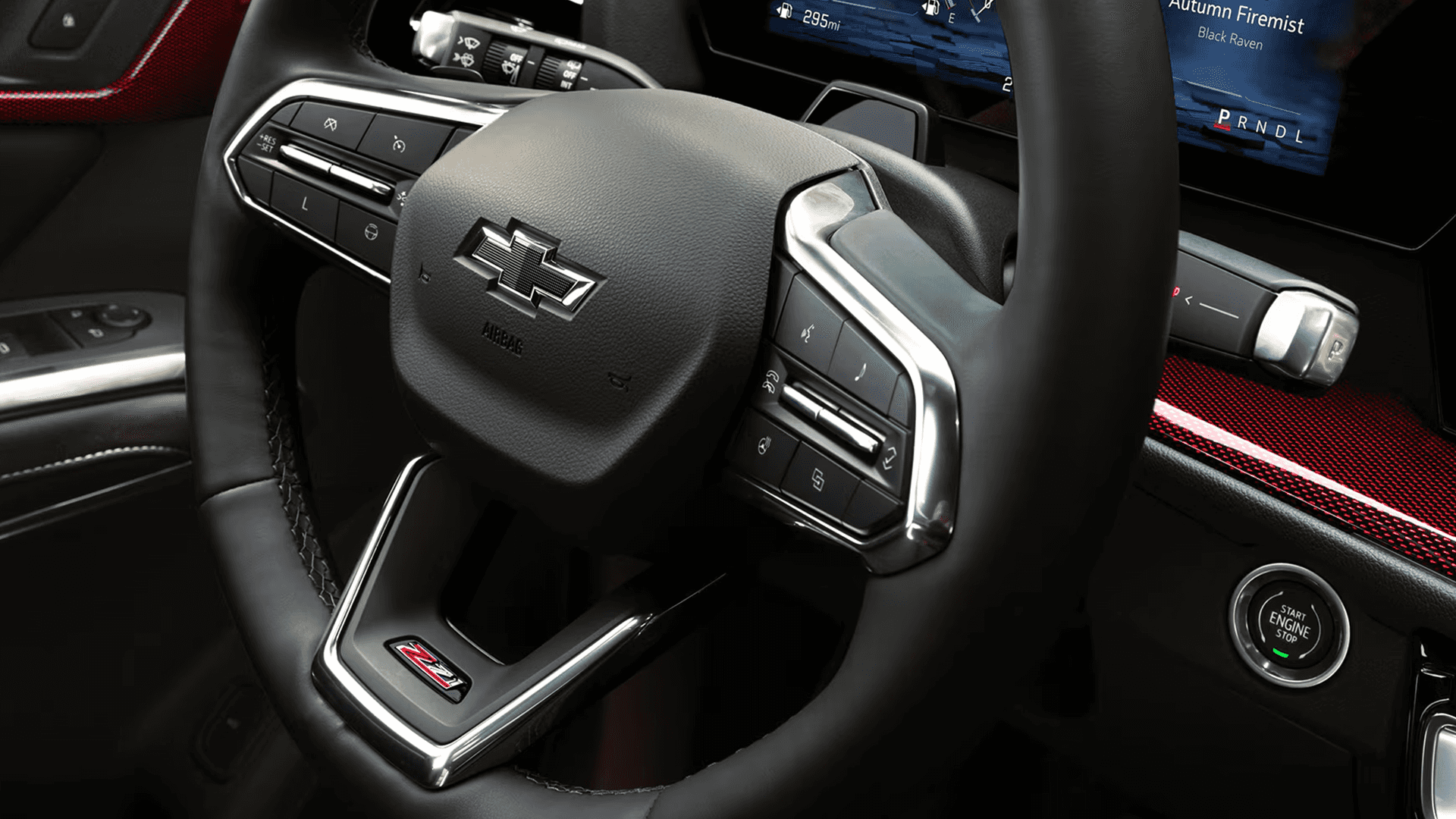 2026 Chevy Traverse interior technology highlights showing screens and steering wheel controls