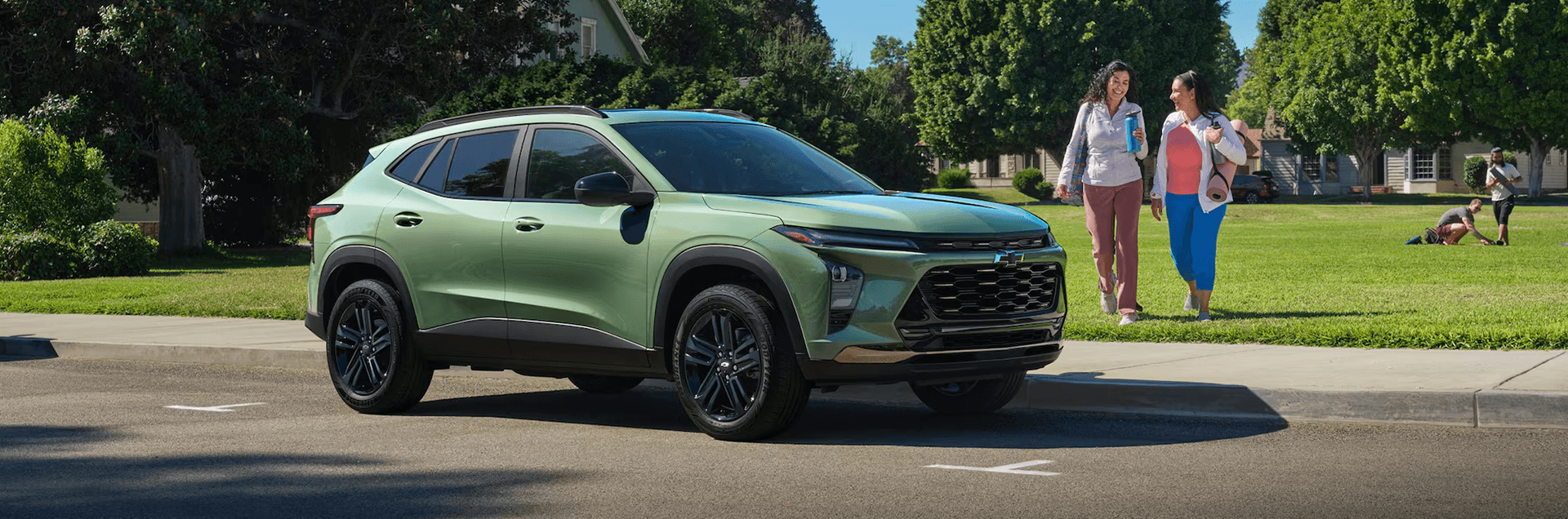 2026 Chevy Trax parked outdoors showing exterior styling