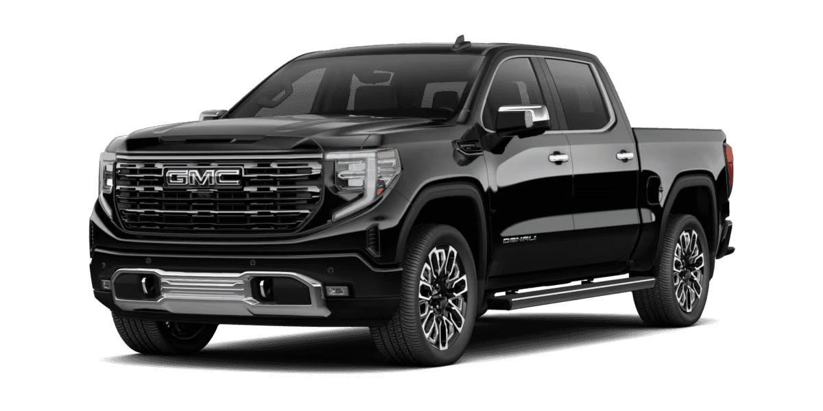2026 GMC Sierra 1500 Denali Ultimate trim pickup truck with flagship luxury styling and chrome accents