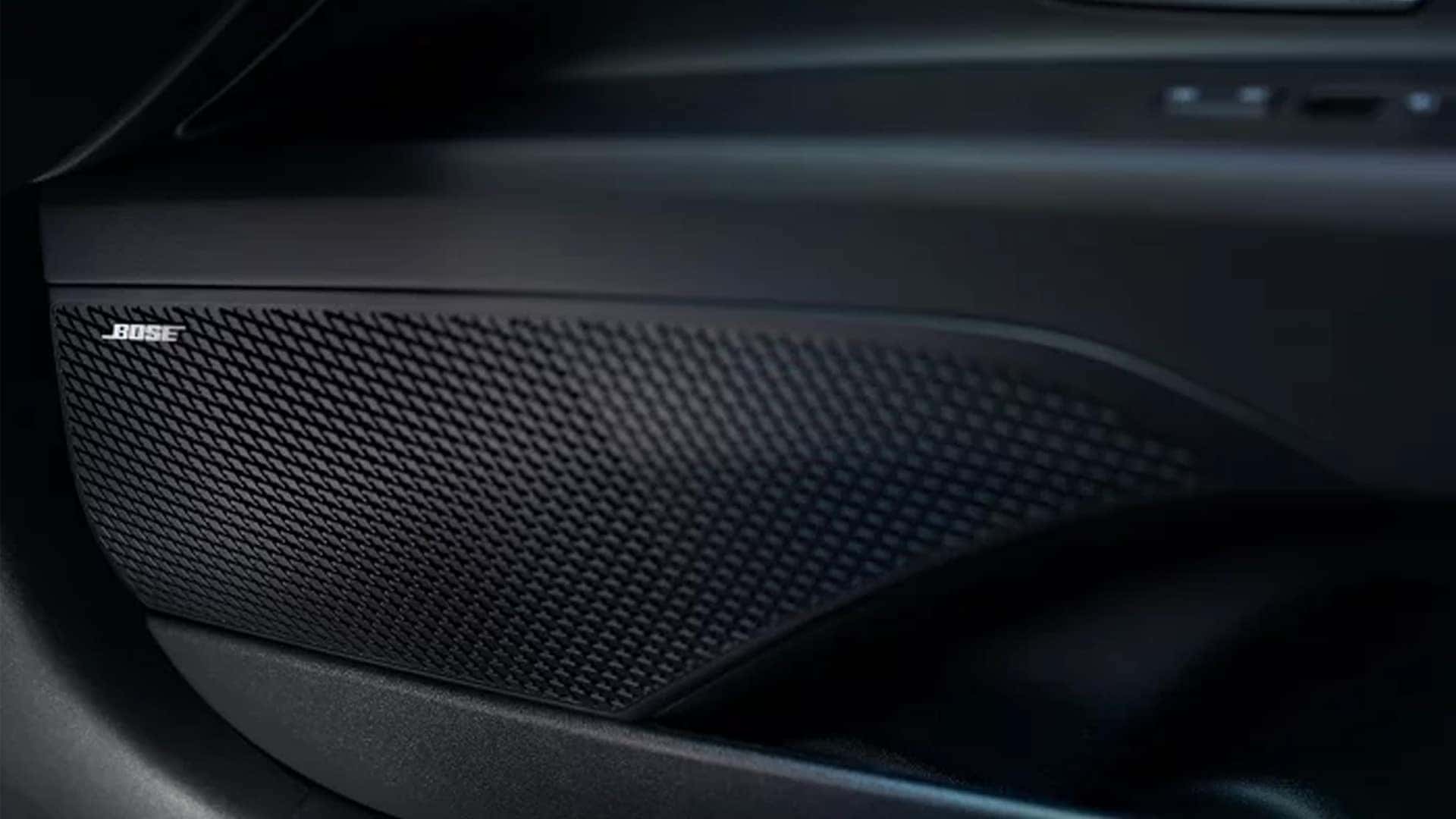 2025 Hyundai Elantra interior with Bose premium audio speakers