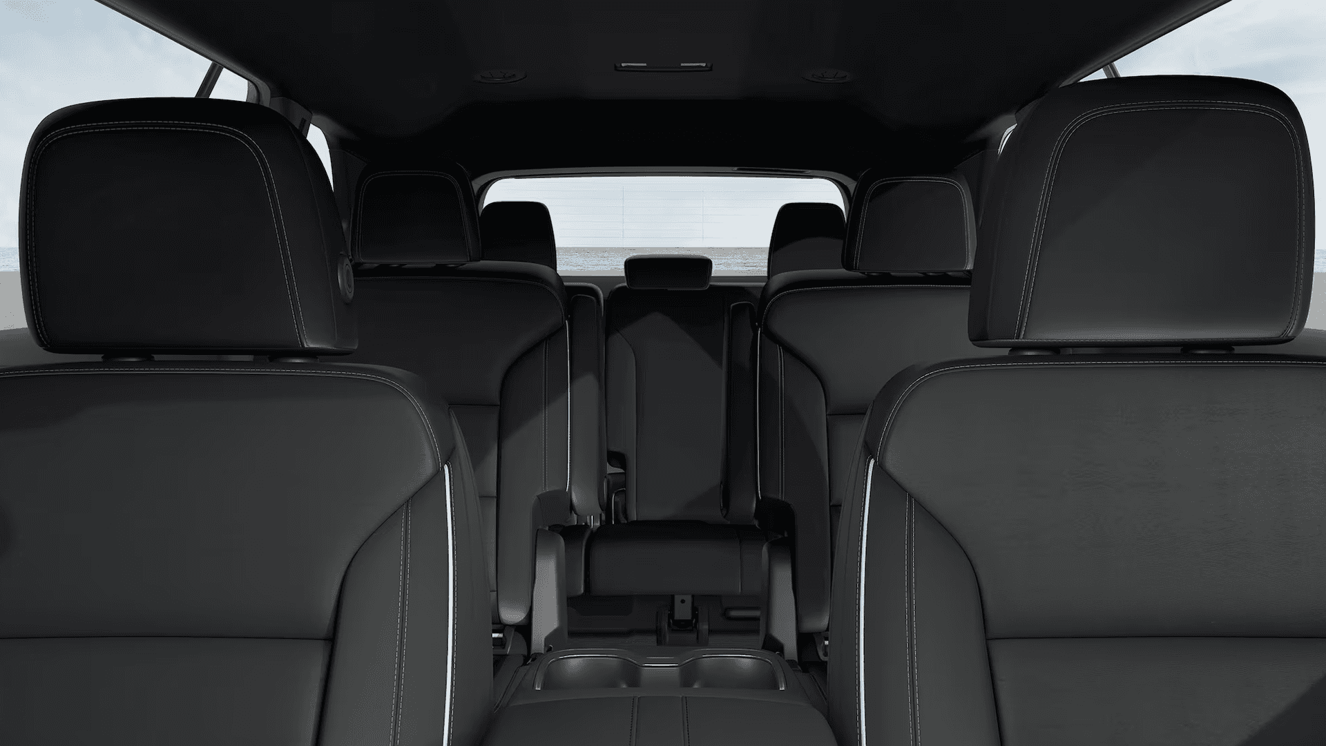 2026 Buick Enclave interior showing second and third row seating