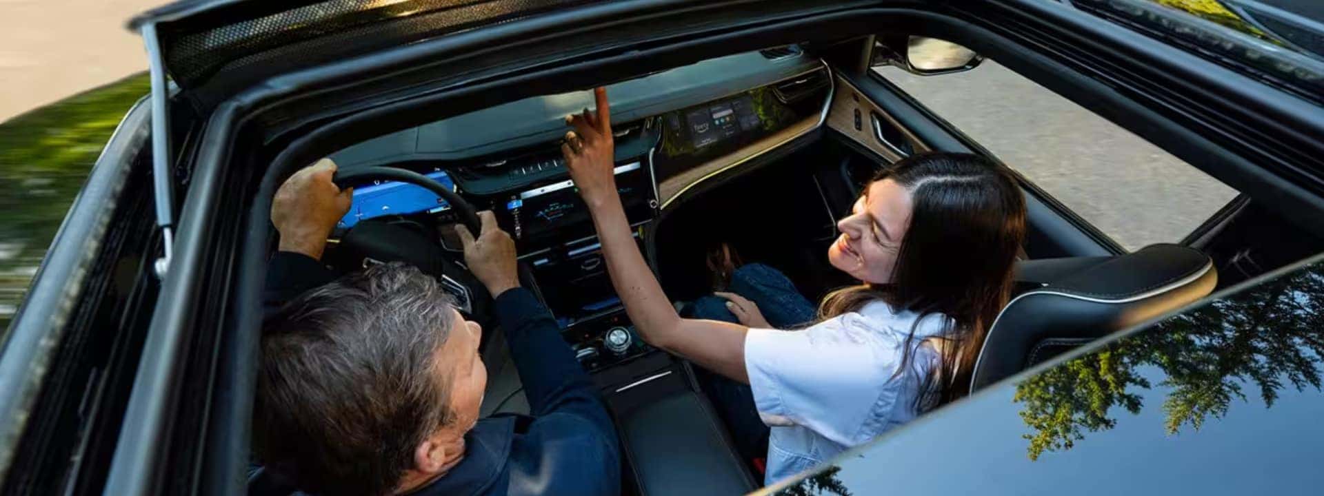 2026 Jeep Grand Cherokee technology features including Uconnect, digital displays, and driver assist tech
