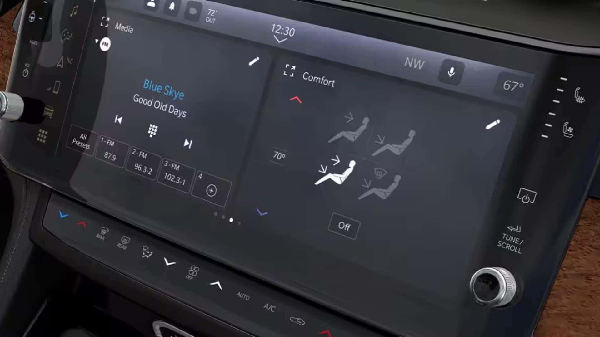 2026 Jeep Grand Cherokee technology highlights showing multiple displays and driver assistance features