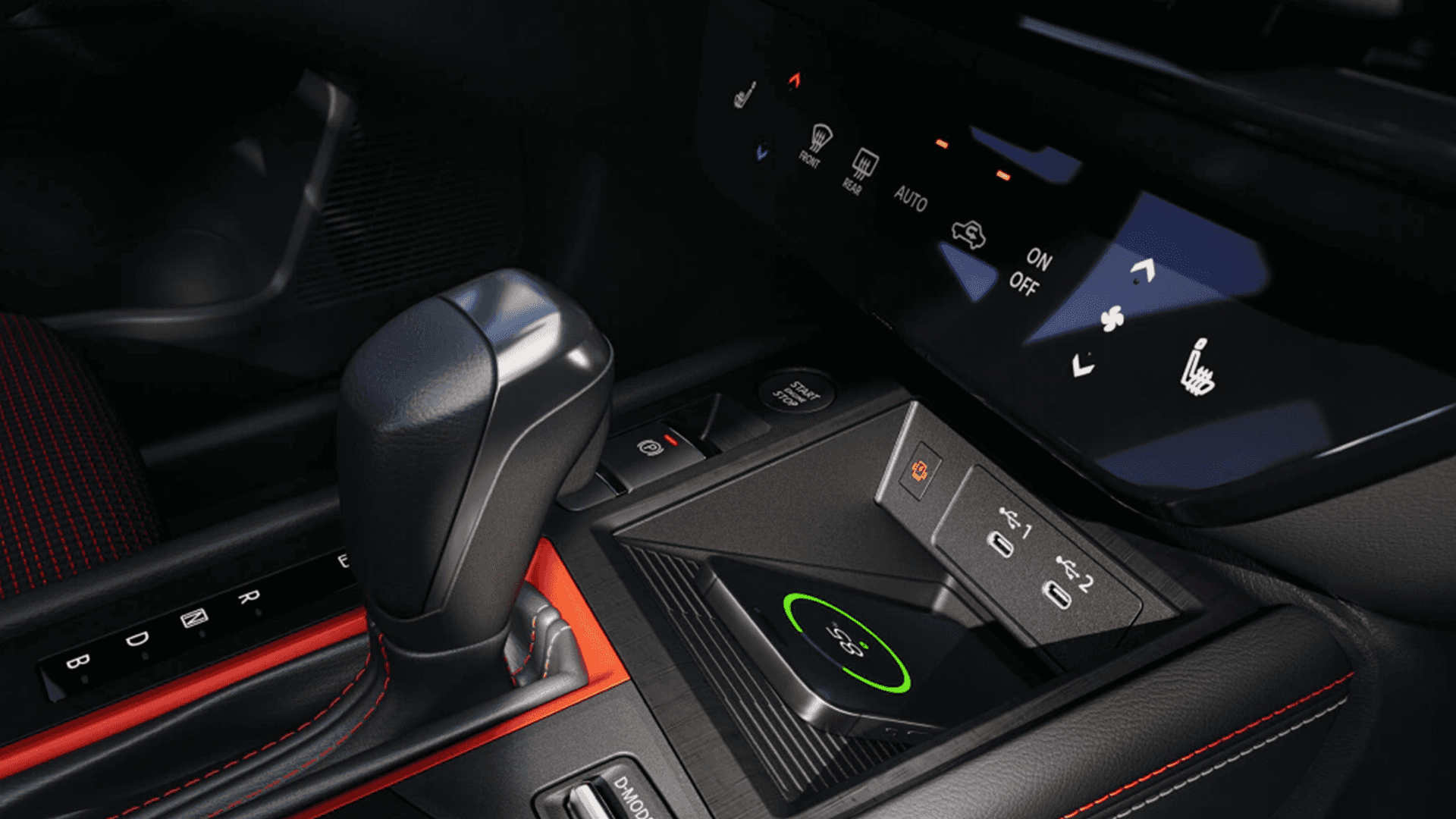 Interior door panel and trim details inside the 2026 Nissan Kicks