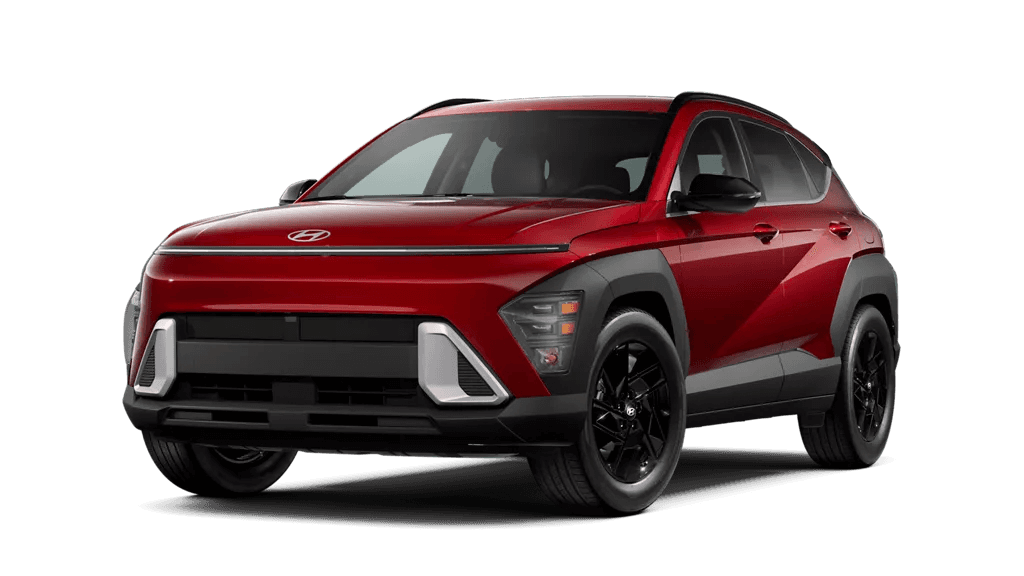 2026 Hyundai Kona SEL Sport exterior, front three quarter view