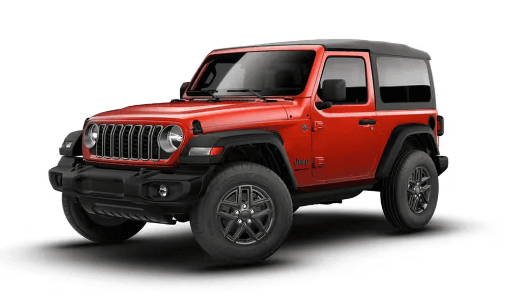 2026 Jeep Wrangler Sport S exterior, front three quarter view