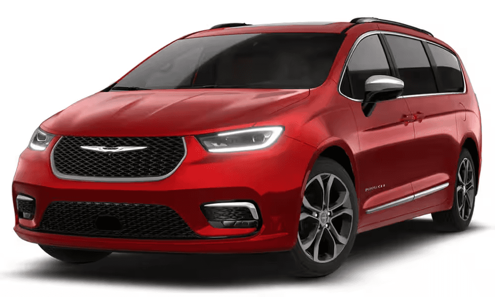 2026 Chrysler Pacifica Pinnacle exterior, front three quarter view