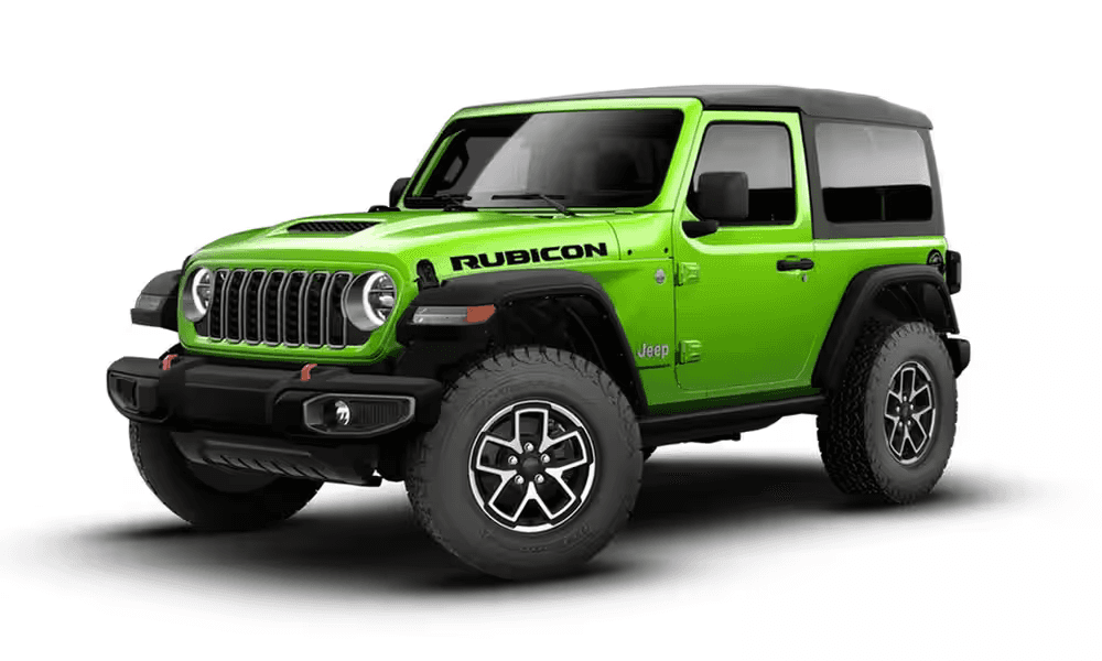 2026 Jeep Wrangler Rubicon exterior, front three quarter view