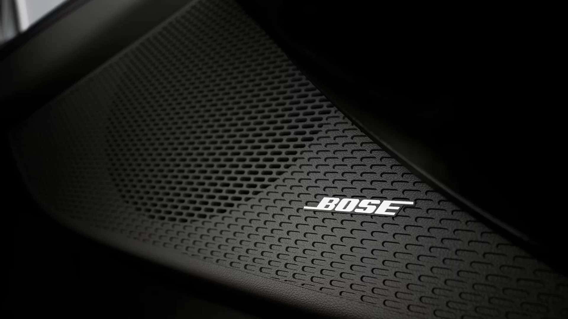 Bose premium audio speaker grille inside the 2026 Hyundai Sonata Hybrid door panel