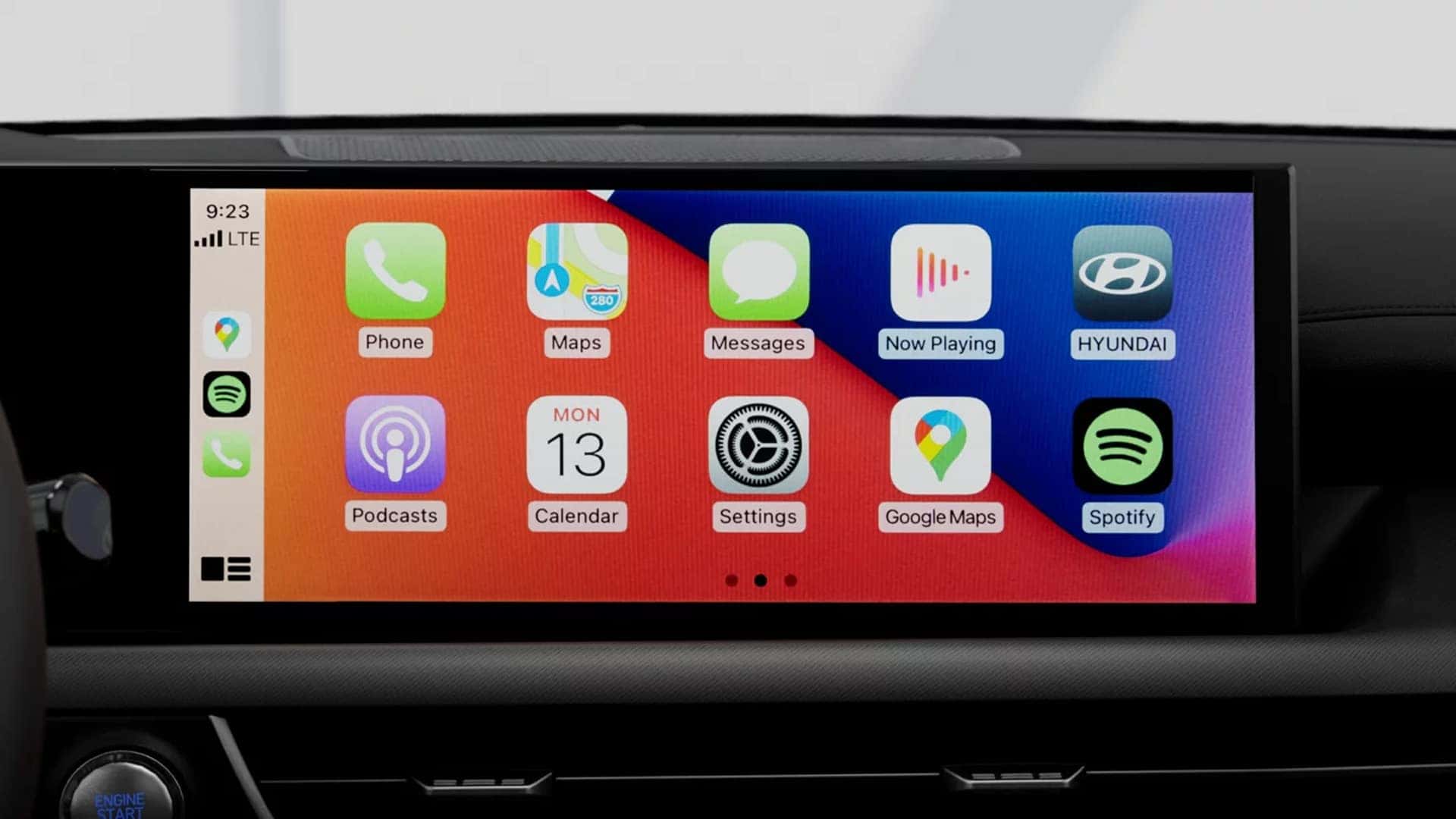 Apple CarPlay display on the 2026 Hyundai Sonata touchscreen.