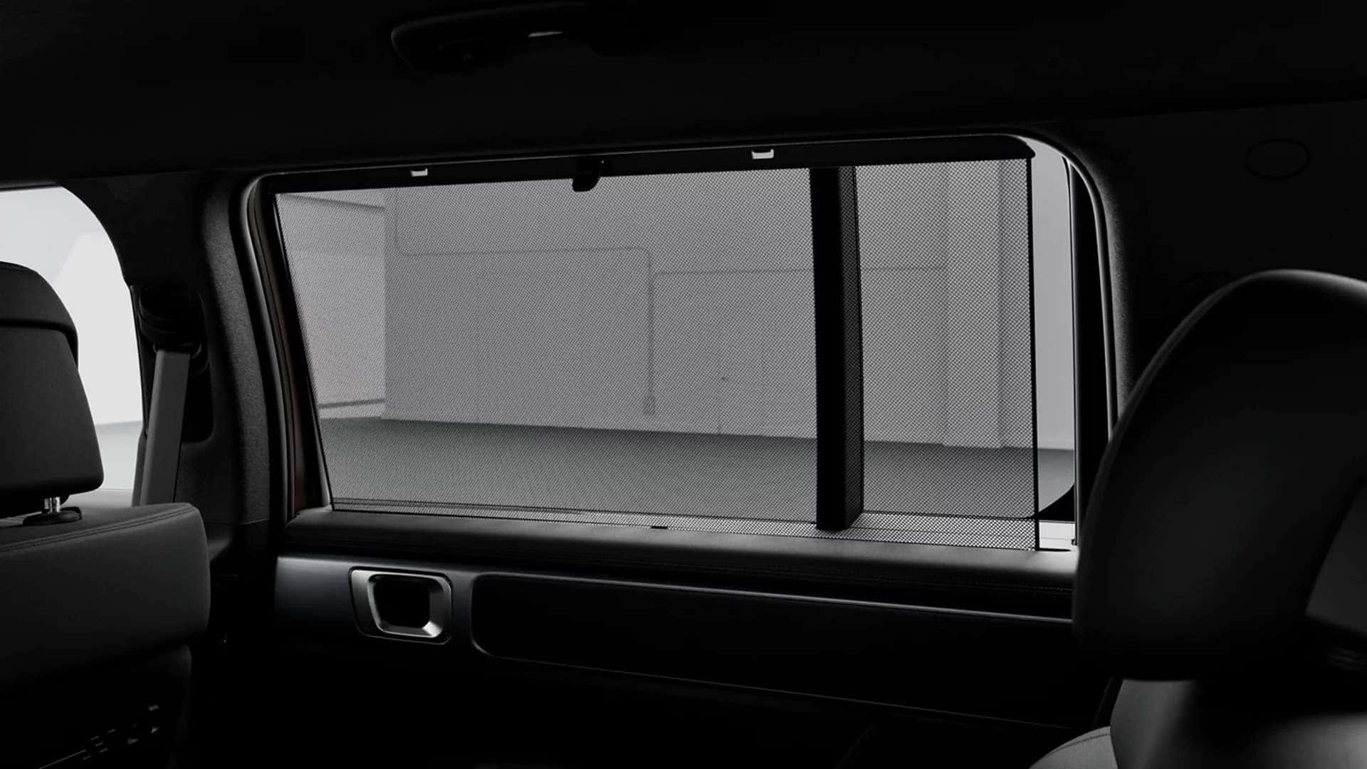 Overhead view of the 2026 Hyundai Santa Fe interior showing the panoramic sunroof, headliner, and natural light entering the cabin