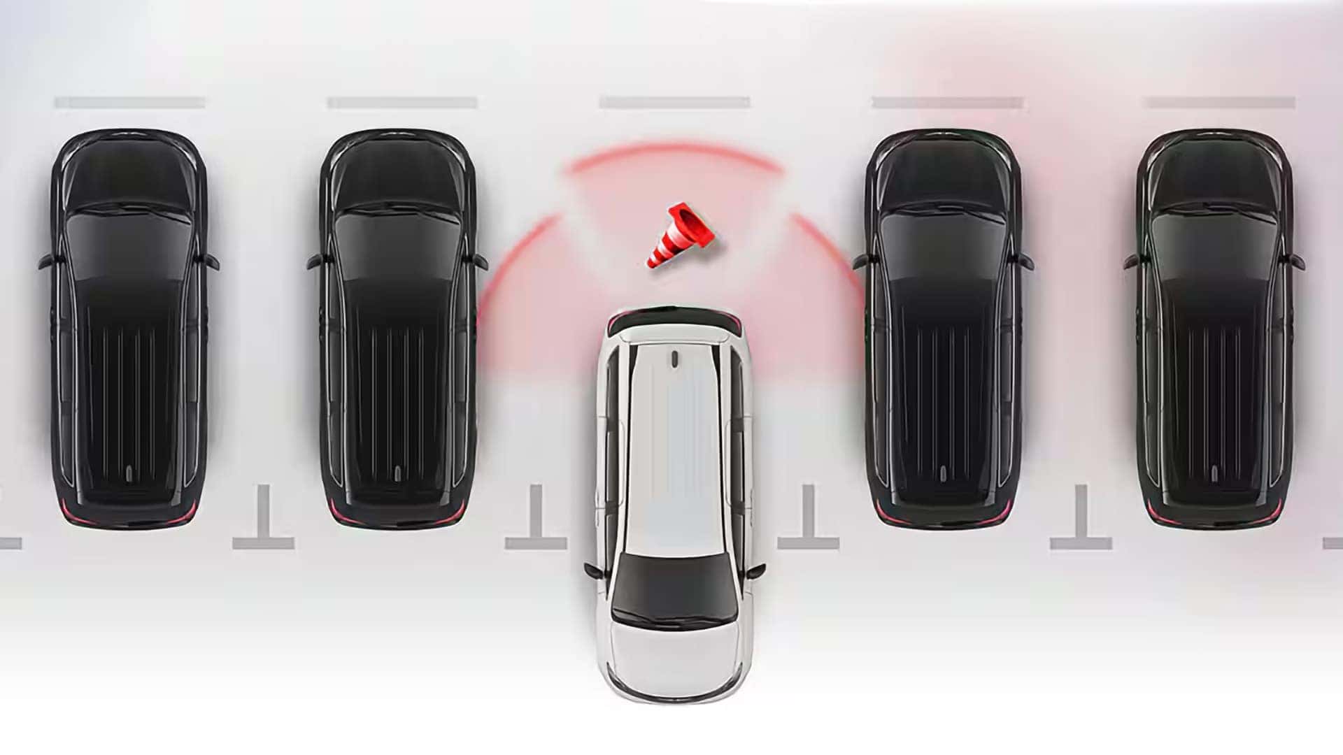 Top-down cutaway of the 2026 Chrysler Voyager cabin with audio waveform illustrating noise reduction and quiet interior