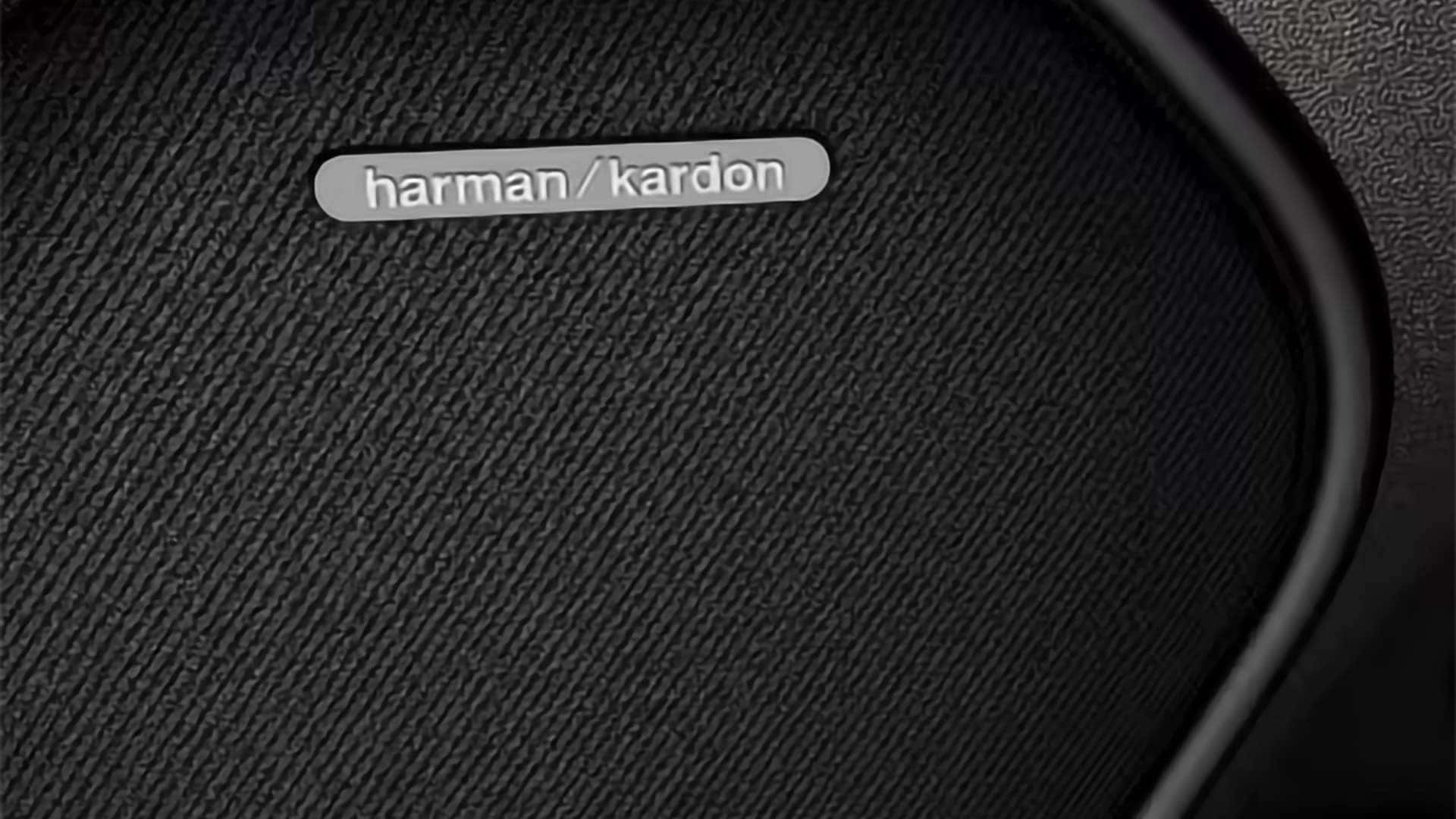 Harman Kardon premium speaker inside the 2026 Dodge Durango audio system