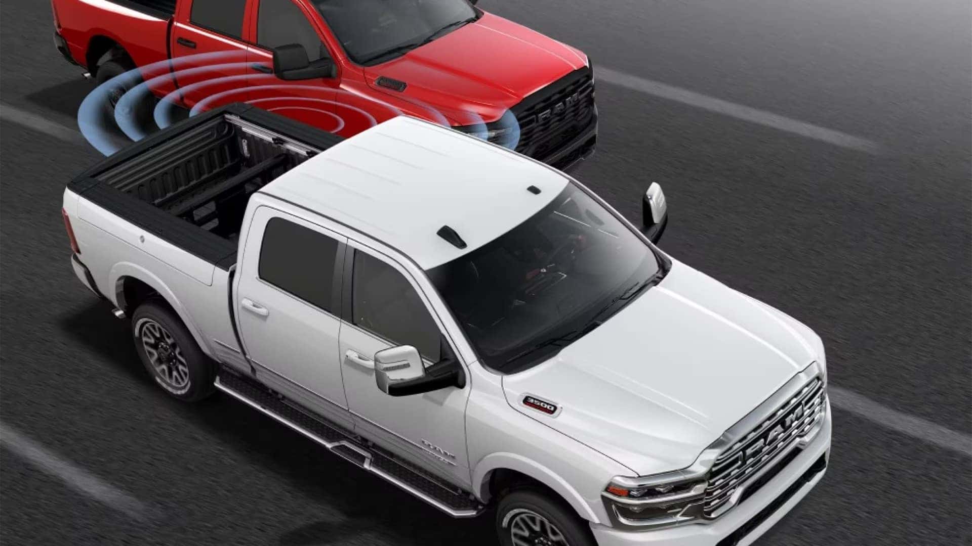 2026 RAM 2500 driver display warning showing drowsiness detection alert for driver safety