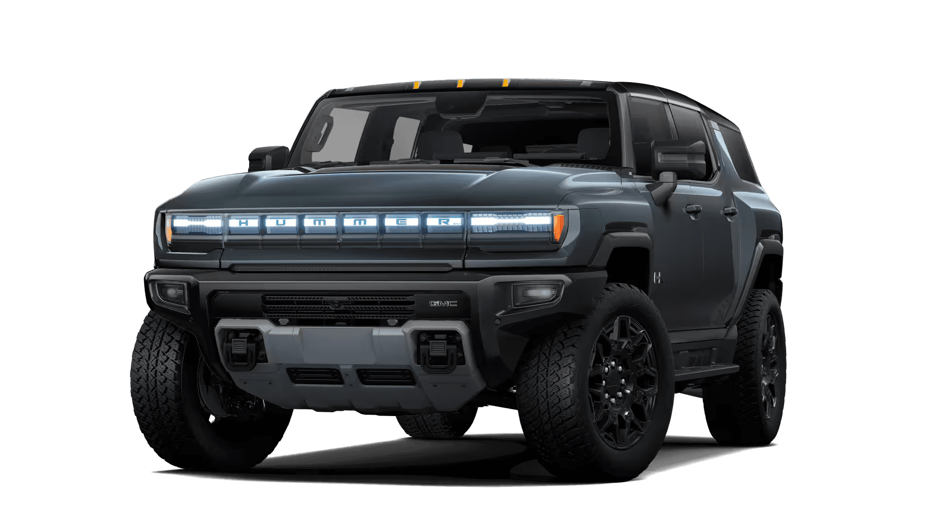 2026 GMC HUMMER EV SUV 2X electric SUV exterior, front three quarter view