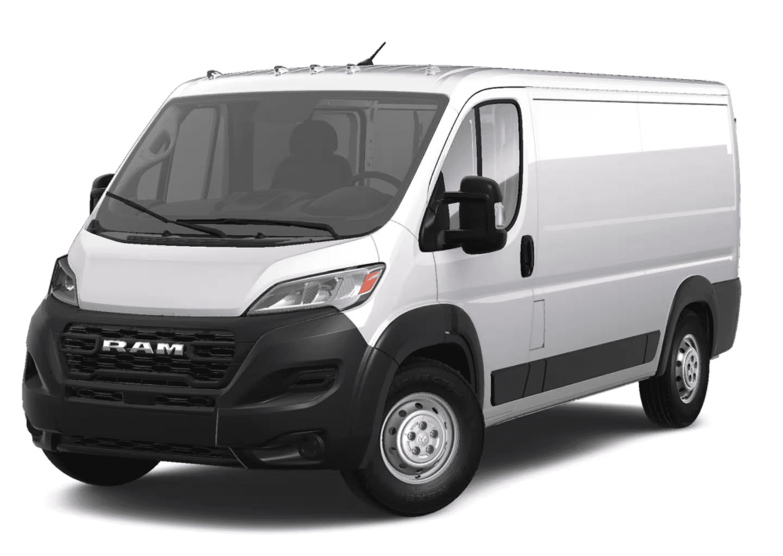 2026 RAM ProMaster Cargo Van Tradesman in white, front three quarter view