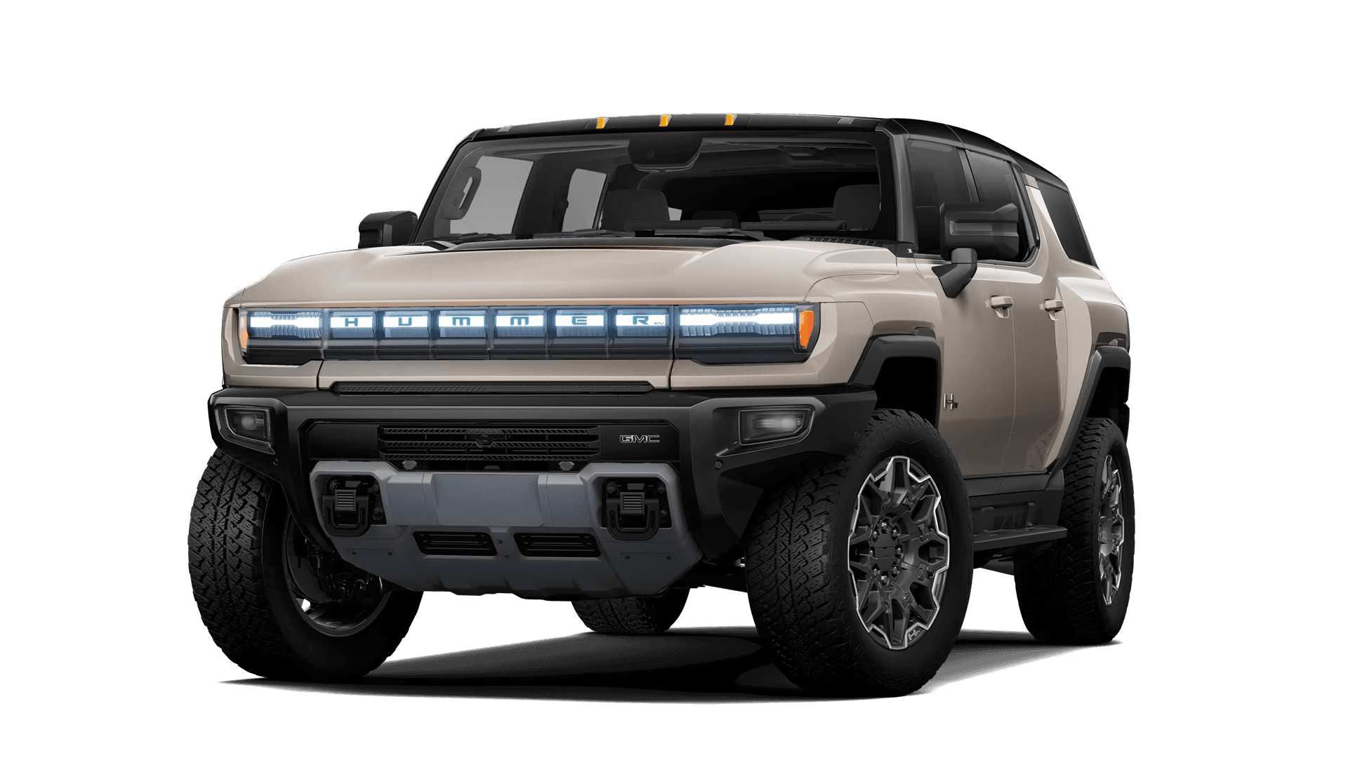 2026 GMC HUMMER EV SUV 3X electric SUV exterior, front three quarter view