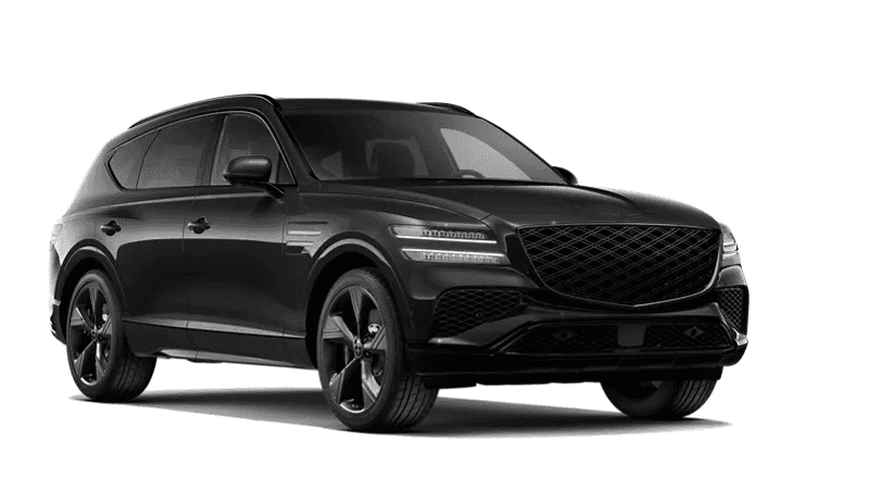 2026 Genesis GV80 3.5T Prestige Black exterior, front three quarter view