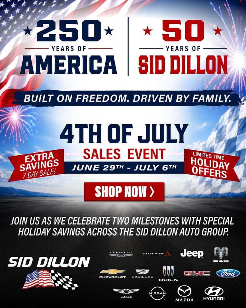 Finance your next vehicle at Sid Dillon