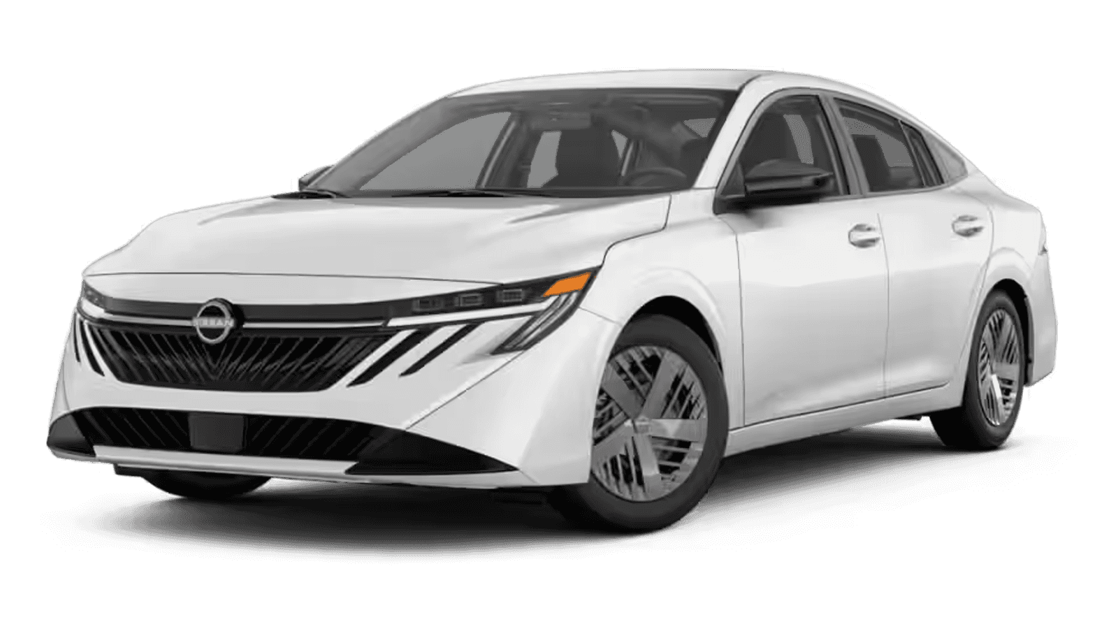 White 2026 Nissan Sentra S exterior, front three quarter view