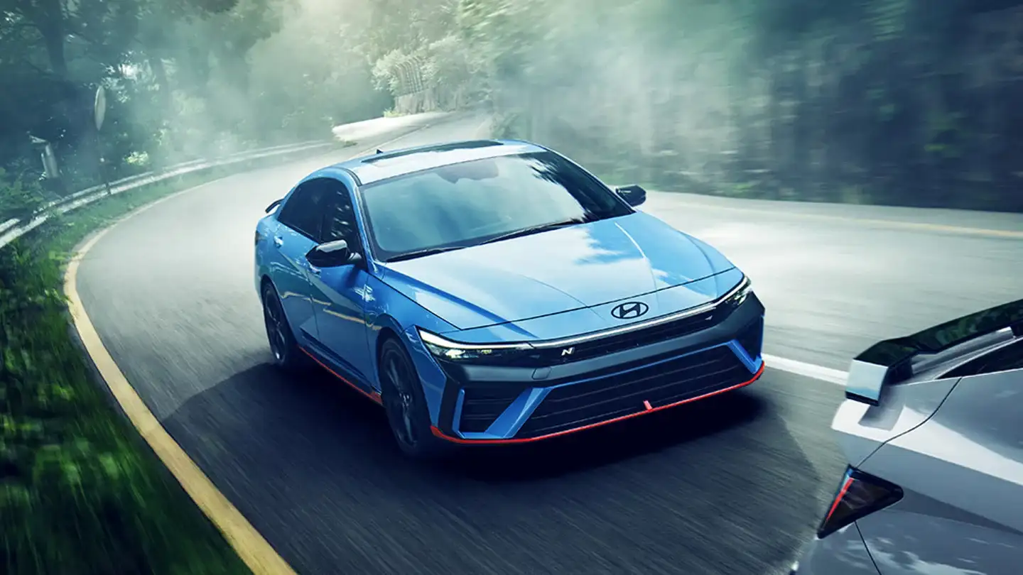 Hyundai vehicle representing Hyundai N performance engineering